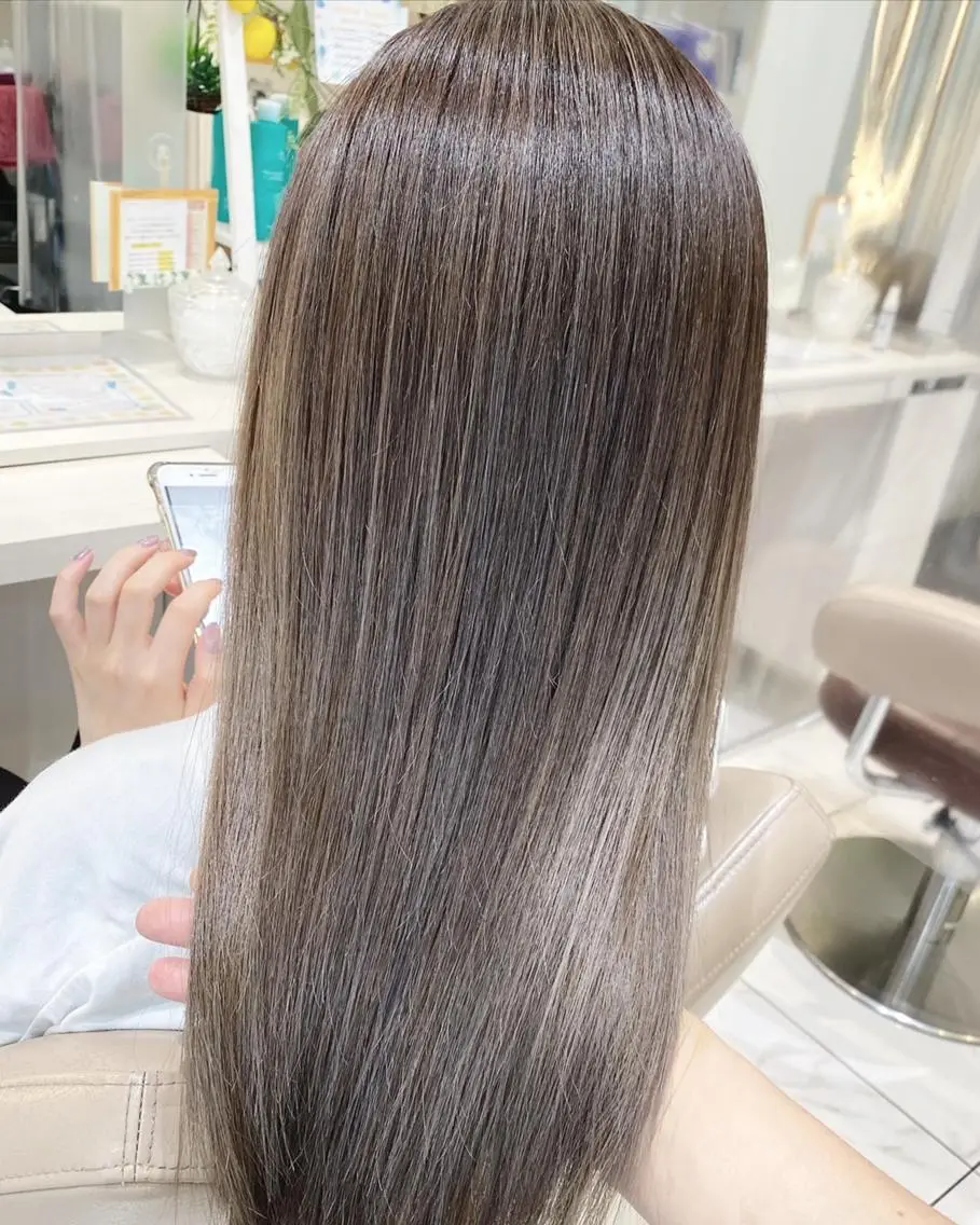 ロング カラー 髪質改善 ヘアカラー トリートメント 高橋凜/髪質改善/ 縮毛矯正/カラーのヘアスタイル