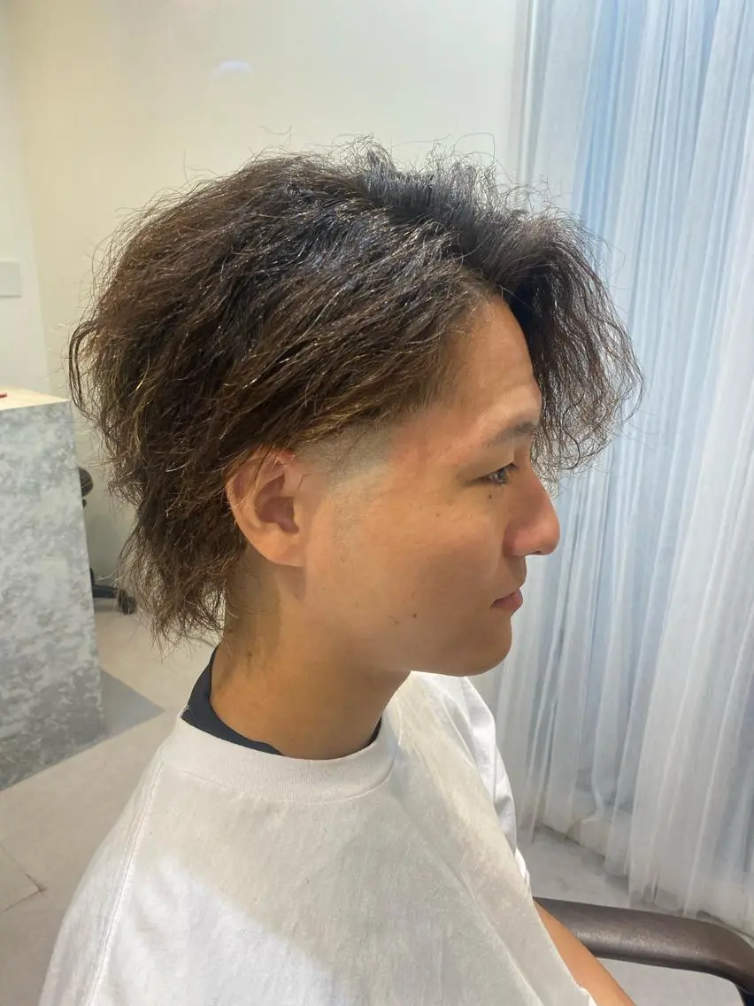 パーマ メンズ カット パーマ トリートメント 似合う髪型が 分からない方へのヘアスタイル