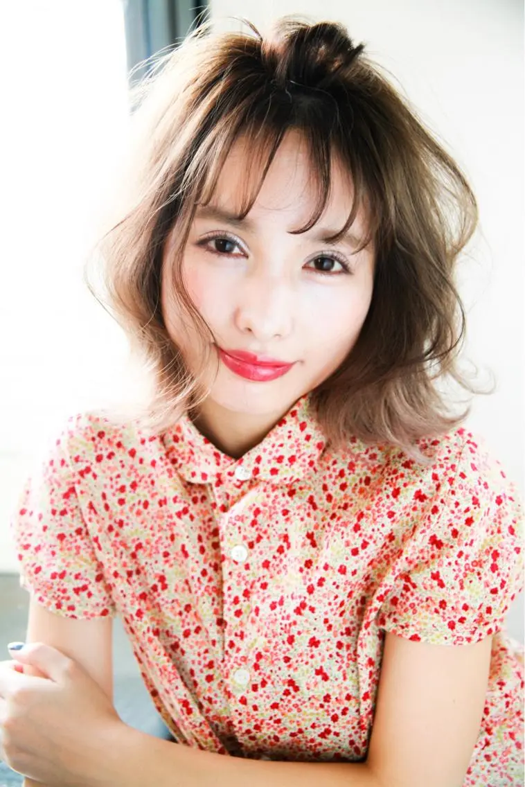 ショート ミディアム 髪質改善縮毛矯正 専門店のヘアスタイル