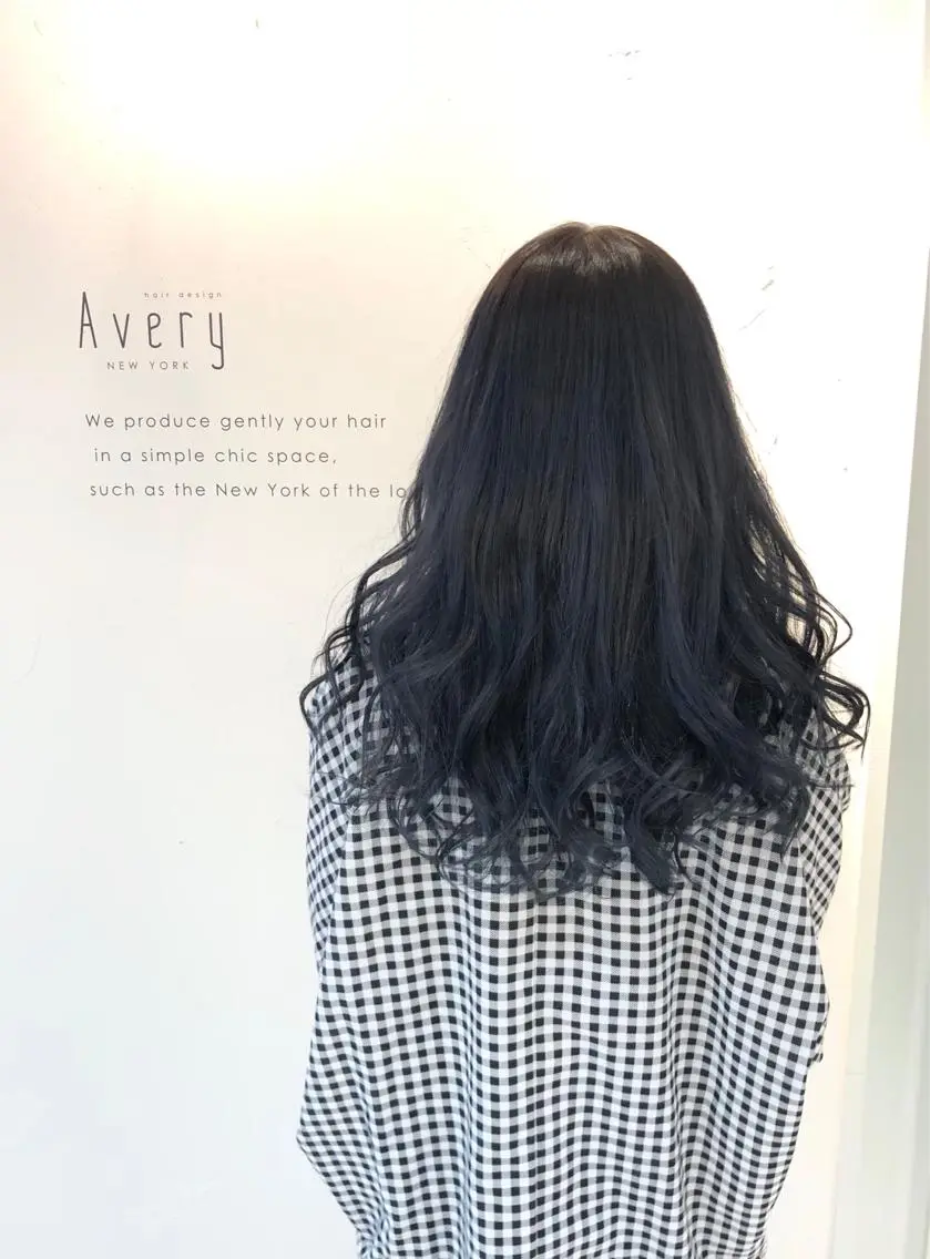 ロング カラー ブリーチ ブルーカラー ブルージュ ネイビーカラー シルバー ヘアカラー トリートメント 後藤 ユウキ/髪質改善🫧のヘアスタイル