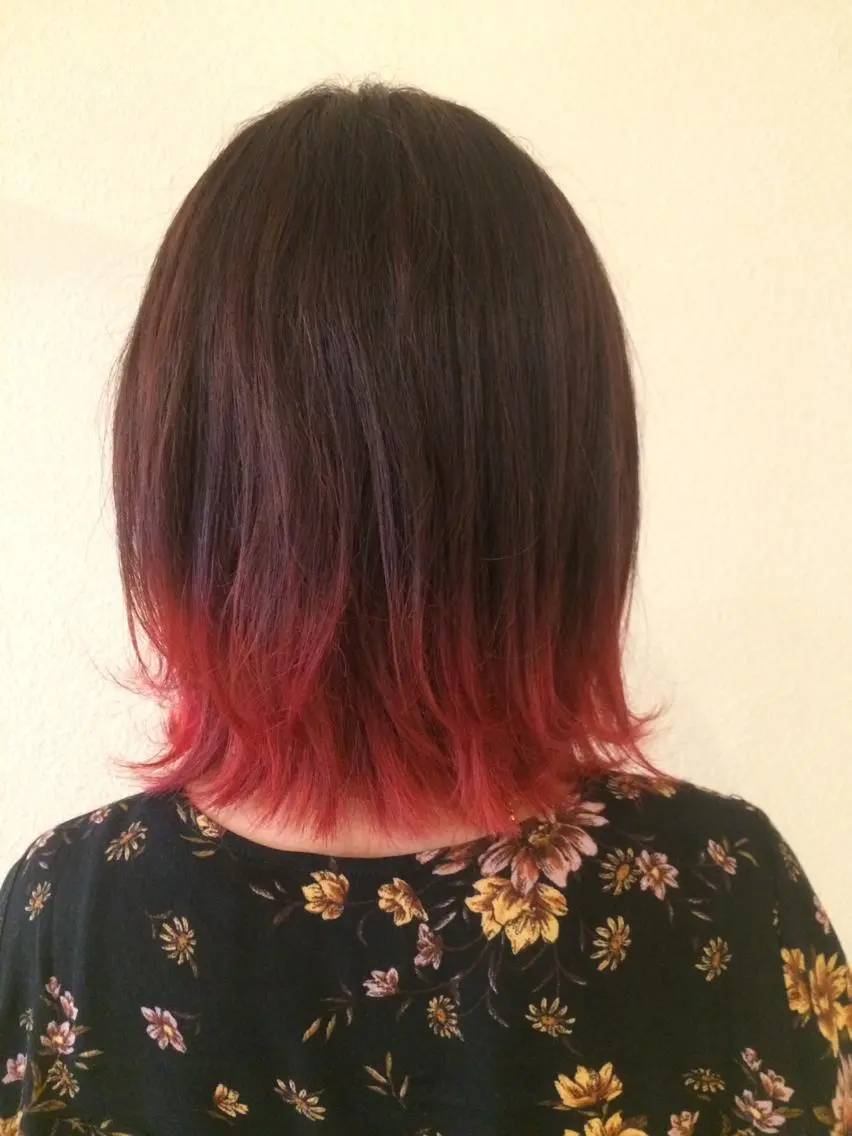 カラー 龍 門のヘアスタイル