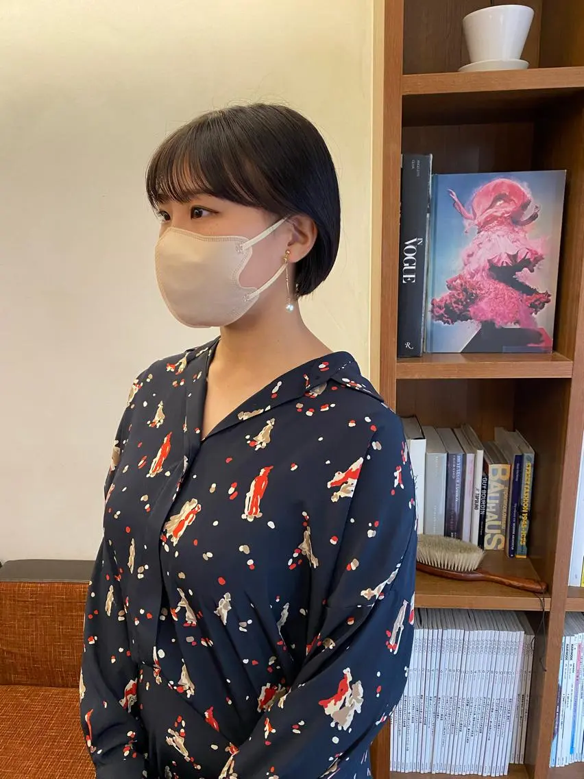 ショート 似合わせレイヤー/ ケアパーマ/高倉のヘアスタイル