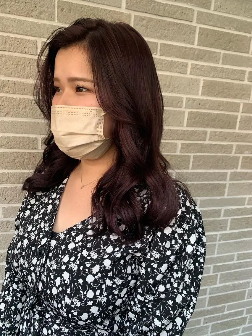 ロング カラー ヘアアレンジ イルミナカラー カット ヘアカラー トリートメント kei🤎ベージュ /透明感カラー/博多のヘアスタイル