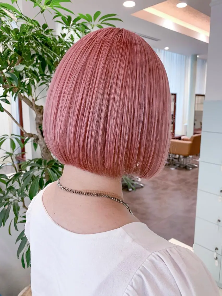 ショート カット ヘアカラー トリートメント 🍀ケアブリーチ カラー🍀坂井のヘアスタイル