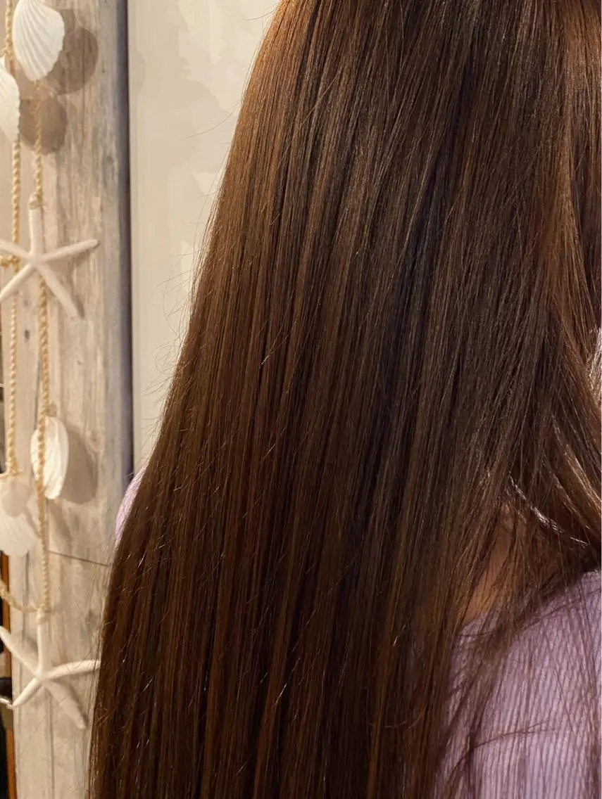 カラー ブラウンカラー 奥村 奈々加のヘアスタイル