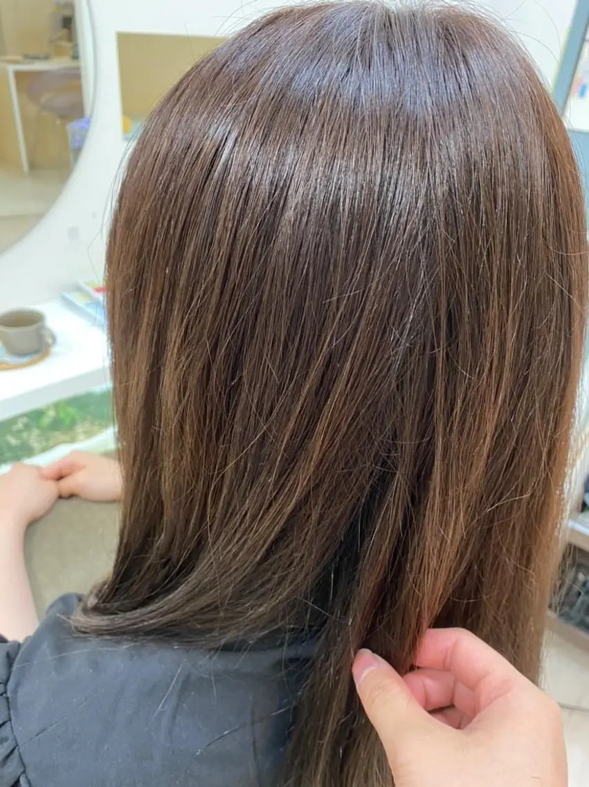 ミディアム おん眉美容師eMu✄ yuka‪🤍のヘアスタイル