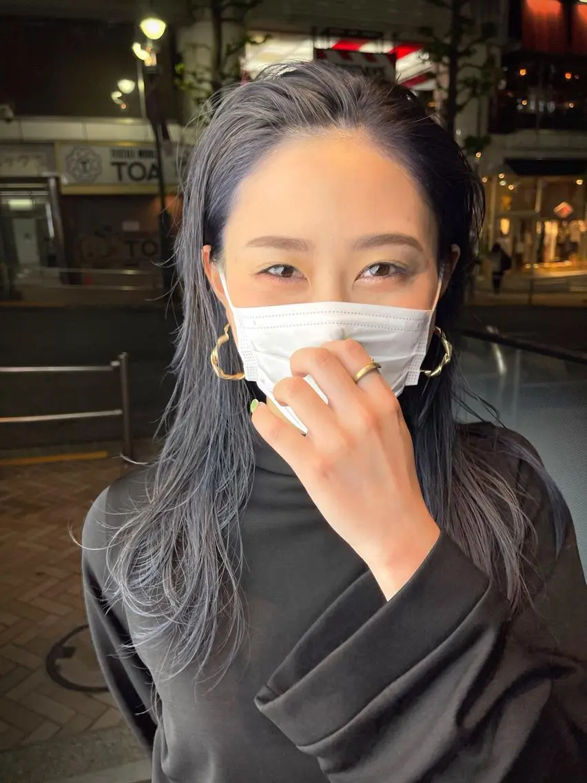 セミロング カラー 狩野 孝太郎のヘアスタイル