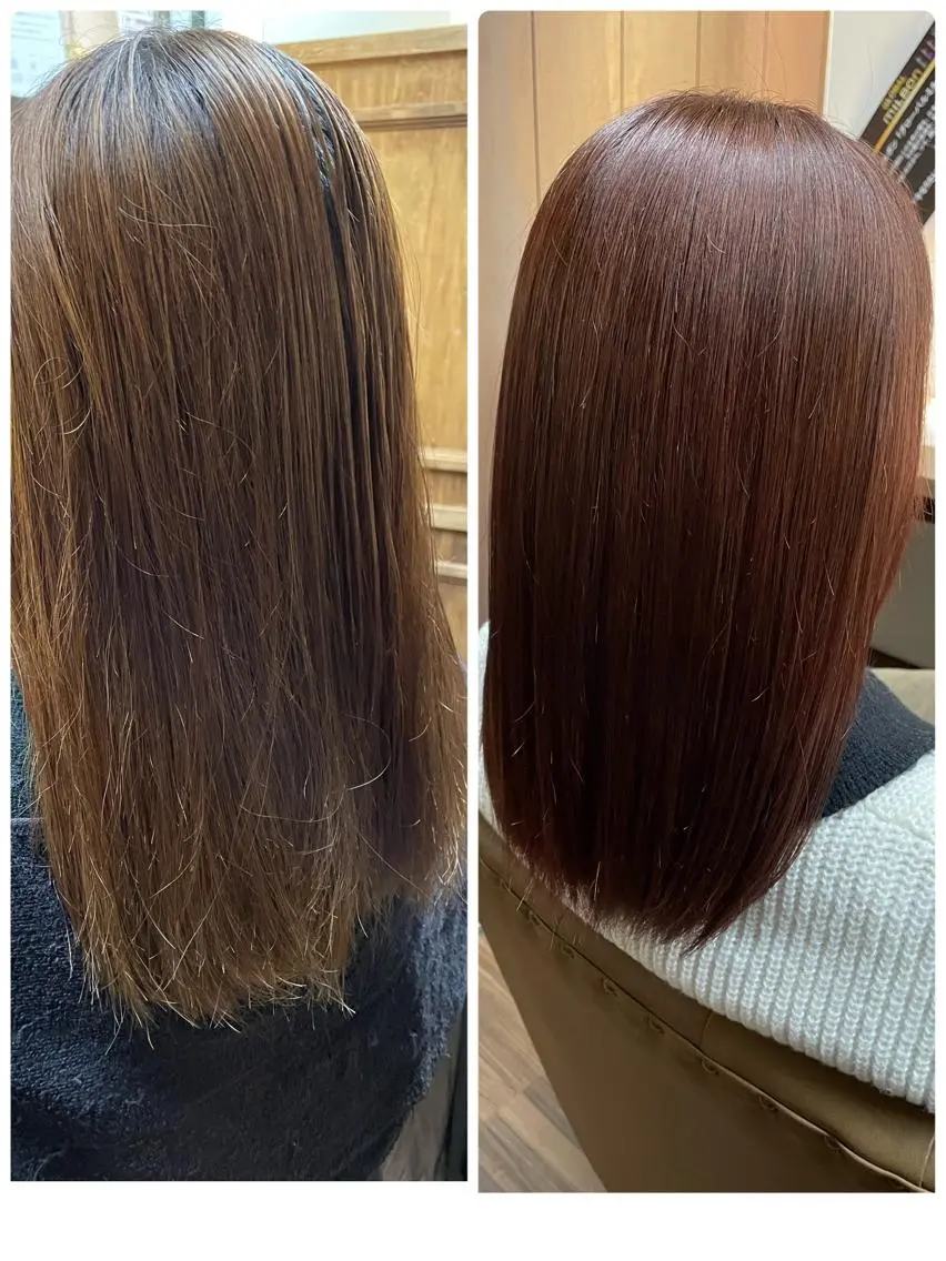 セミロング カラー カット ヘアカラー トリートメント 【水素カラー/メンズ 】Lee布施/純平のヘアスタイル