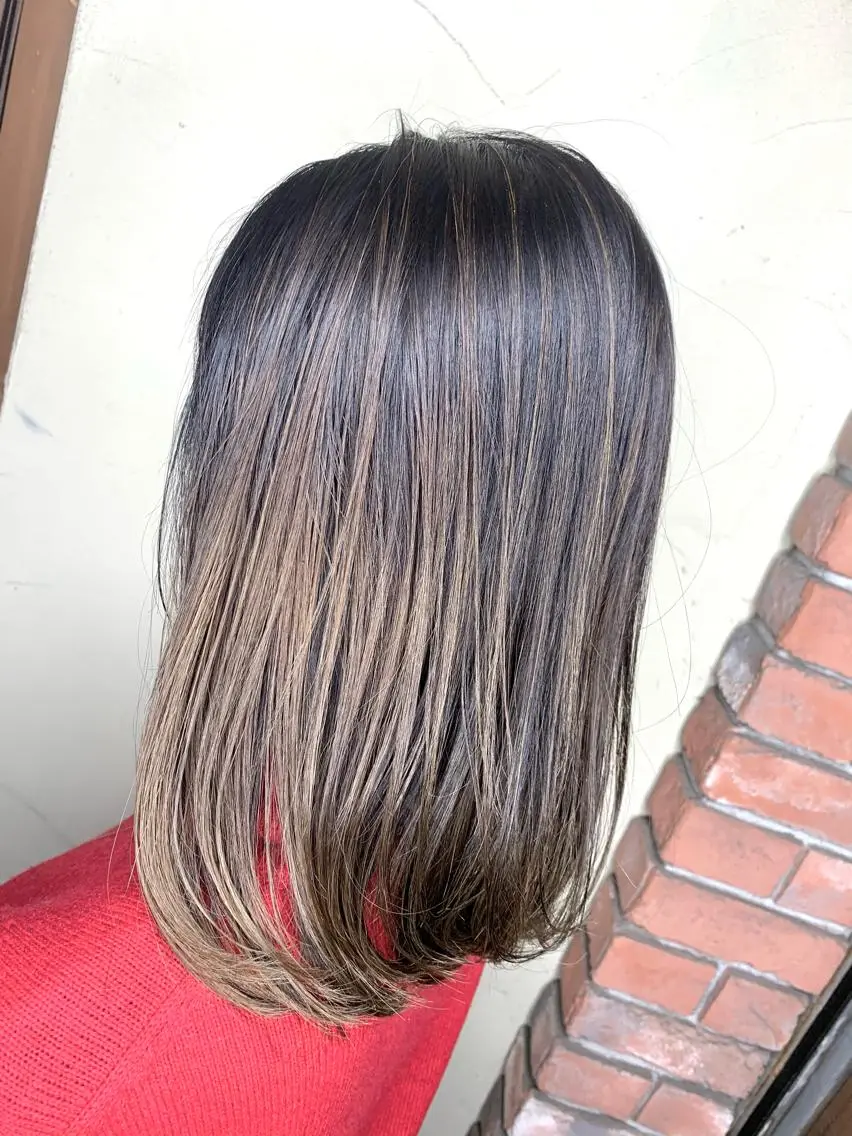 ミディアム カラー パーマ ヘアアレンジ メンズ キッズ マツエク・マツパ 髪質改善 艶髪🔵フセナオヤのヘアスタイル
