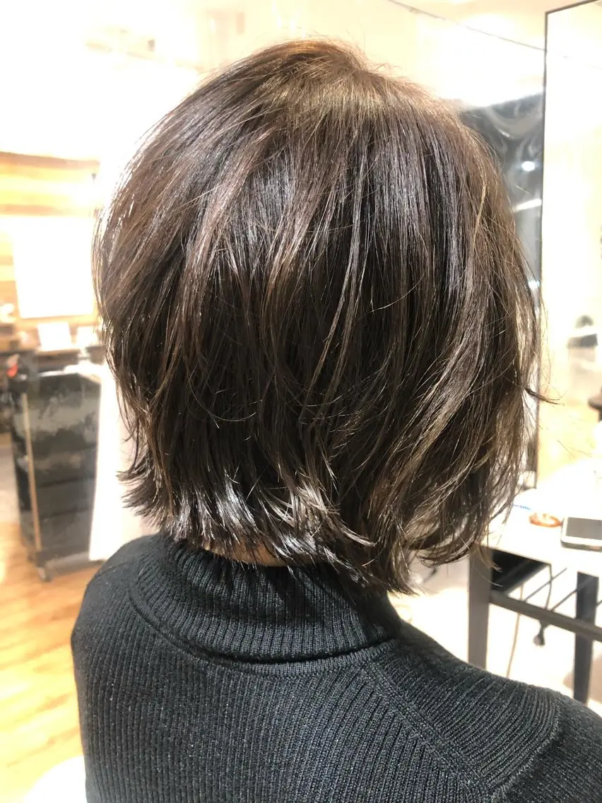 ショート カラー 美髪矯正/渡辺 りんのヘアスタイル