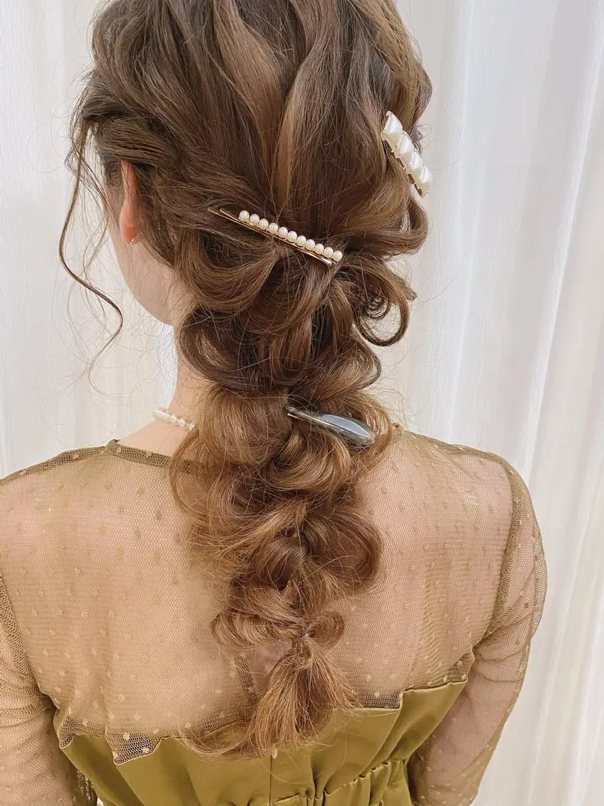 ロング ヘアアレンジ 大阪/ヘアアレンジ /似合わせset💐のヘアスタイル