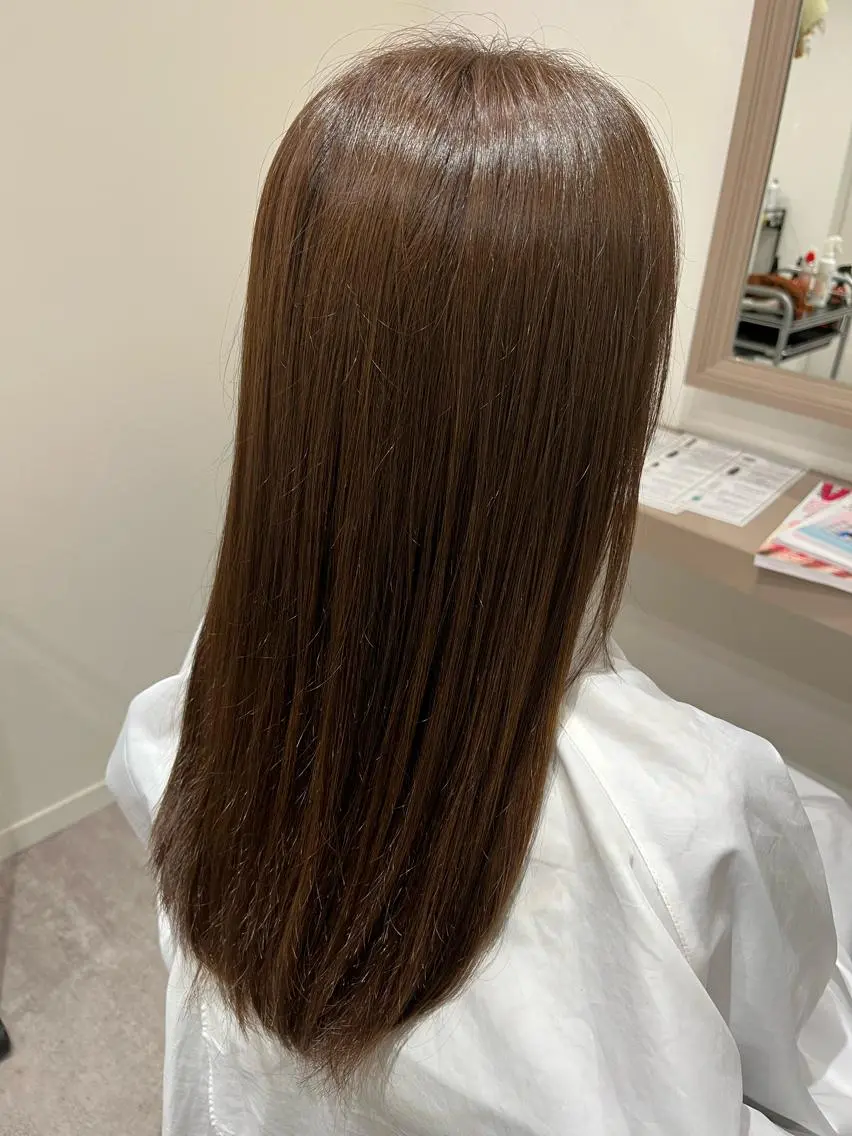 ロング カット ヘアカラー トリートメント 井上 美春のヘアスタイル