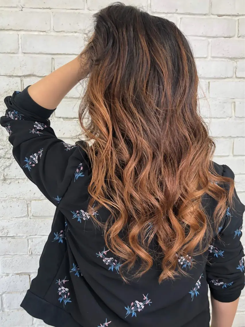 セミロング カラー welring hair salonのヘアスタイル
