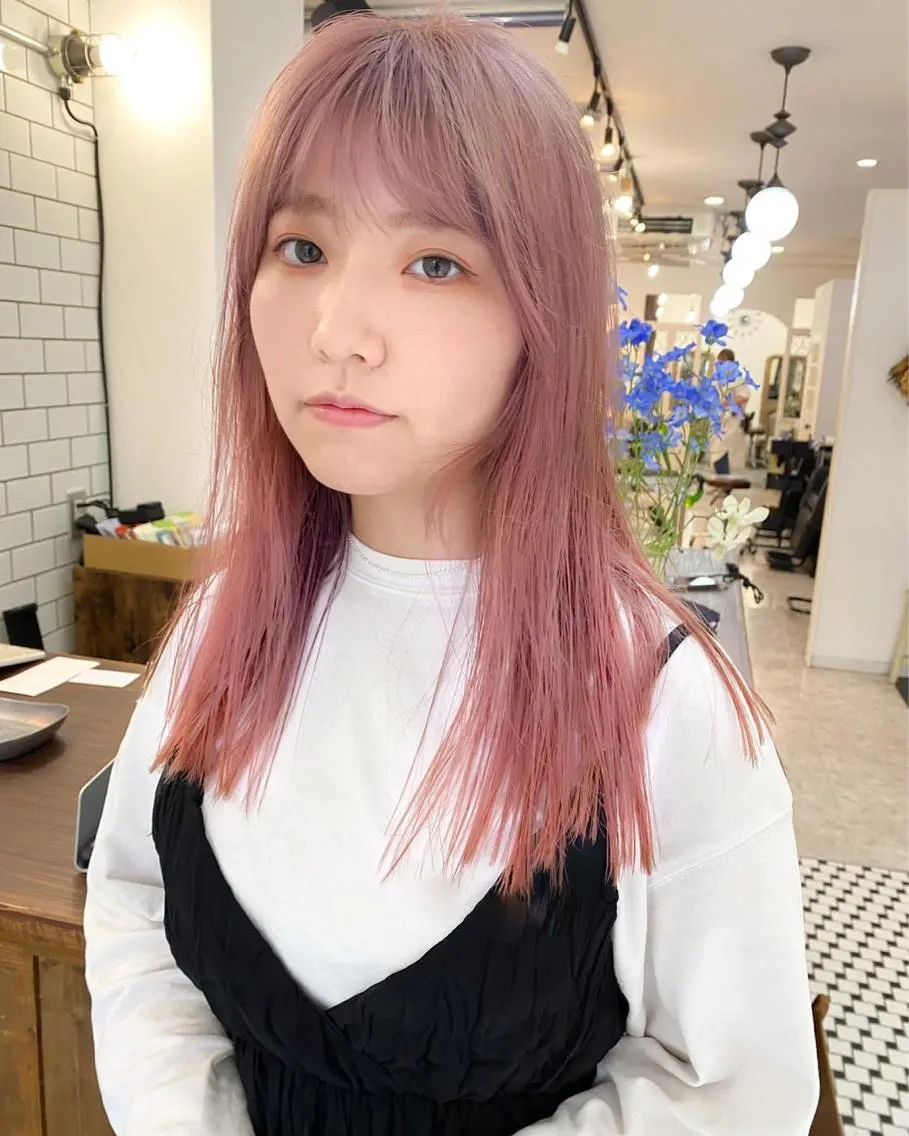 セミロング masa/ボブ特化/ ぷつっとボブのヘアスタイル