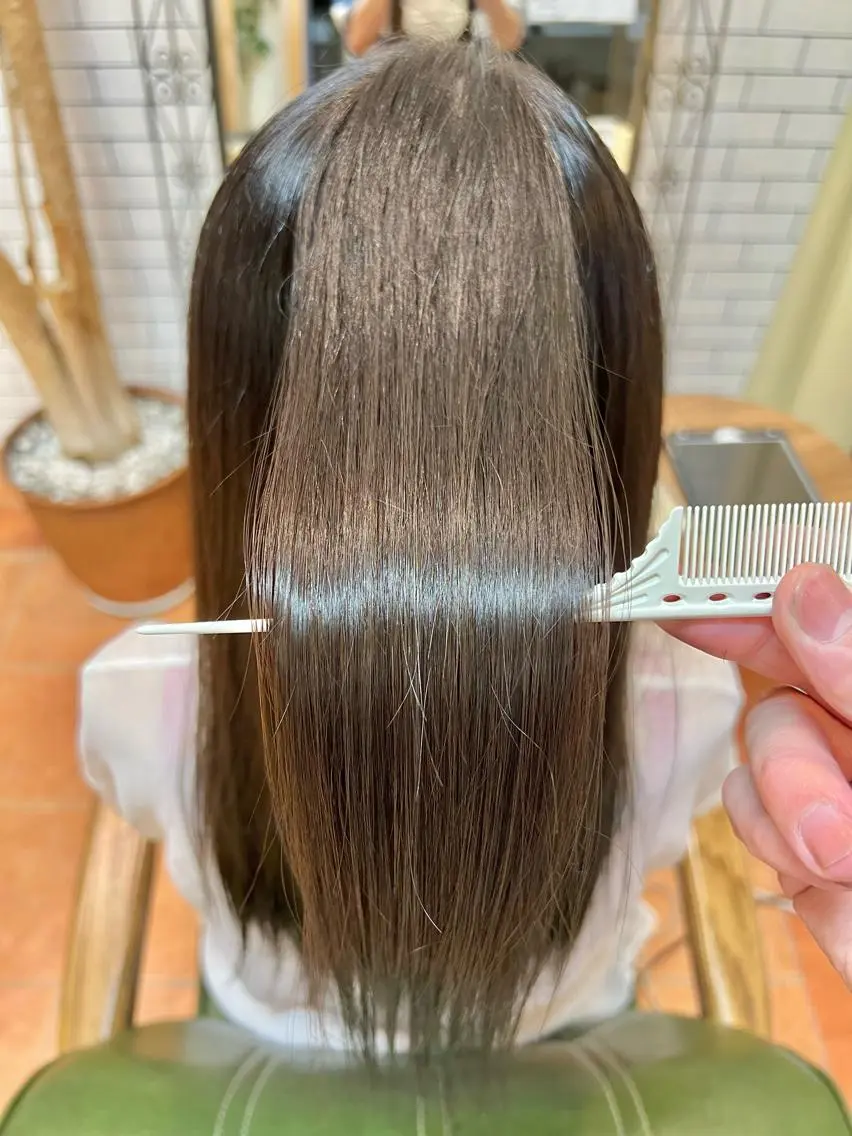 ロング カラー カット ヘアカラー トリートメント 石井 佑樹のヘアスタイル