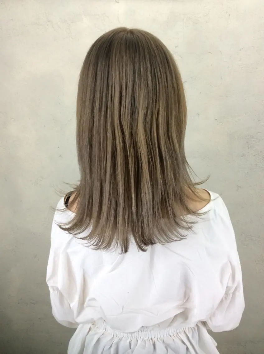 セミロング カラー TELA HAIR 石岡♡aikaのヘアスタイル