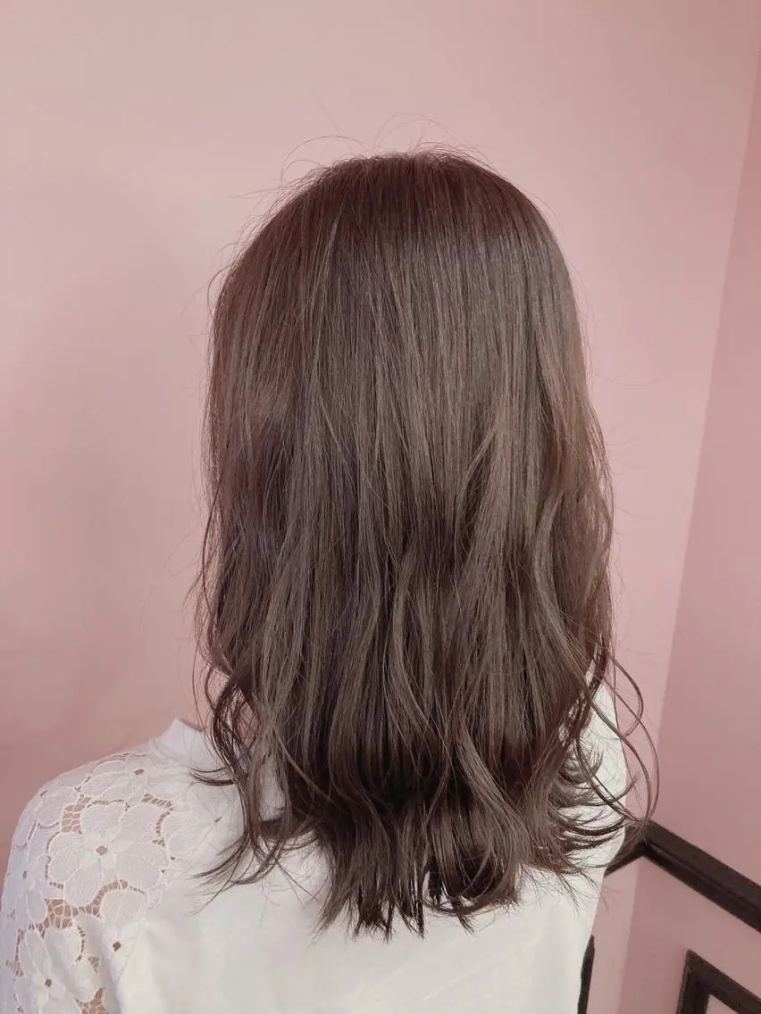 ミディアム カラー ベージュカラー カット ヘアカラー トリートメント ✨髪質改善縮毛矯正✨ 宇田川修平のヘアスタイル
