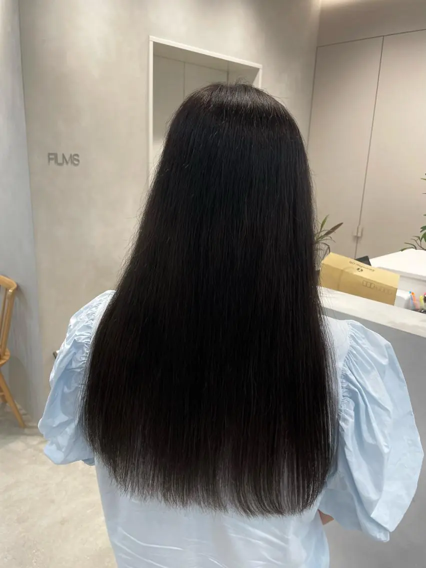 ロング 表参道レイヤーカット 髪質改善山岸季生のヘアスタイル