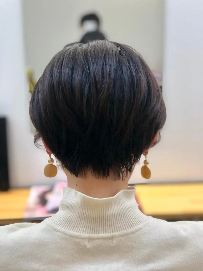 ショート ハンサムショート ショートヘア カット トリートメント H by Real meのヘアスタイル