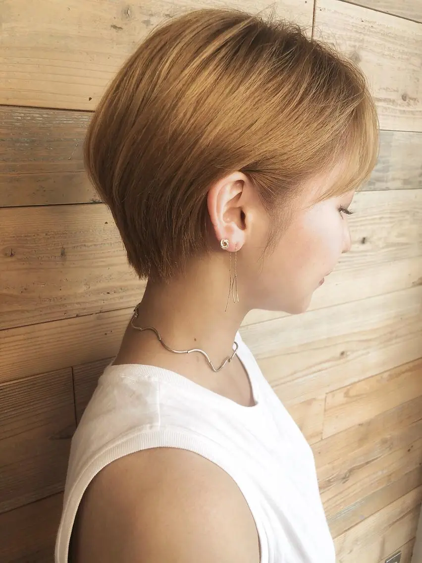 ショート カラー ショートボブ ボブ ショートヘア 🍒【Lib】 AIRI 🍒のヘアスタイル
