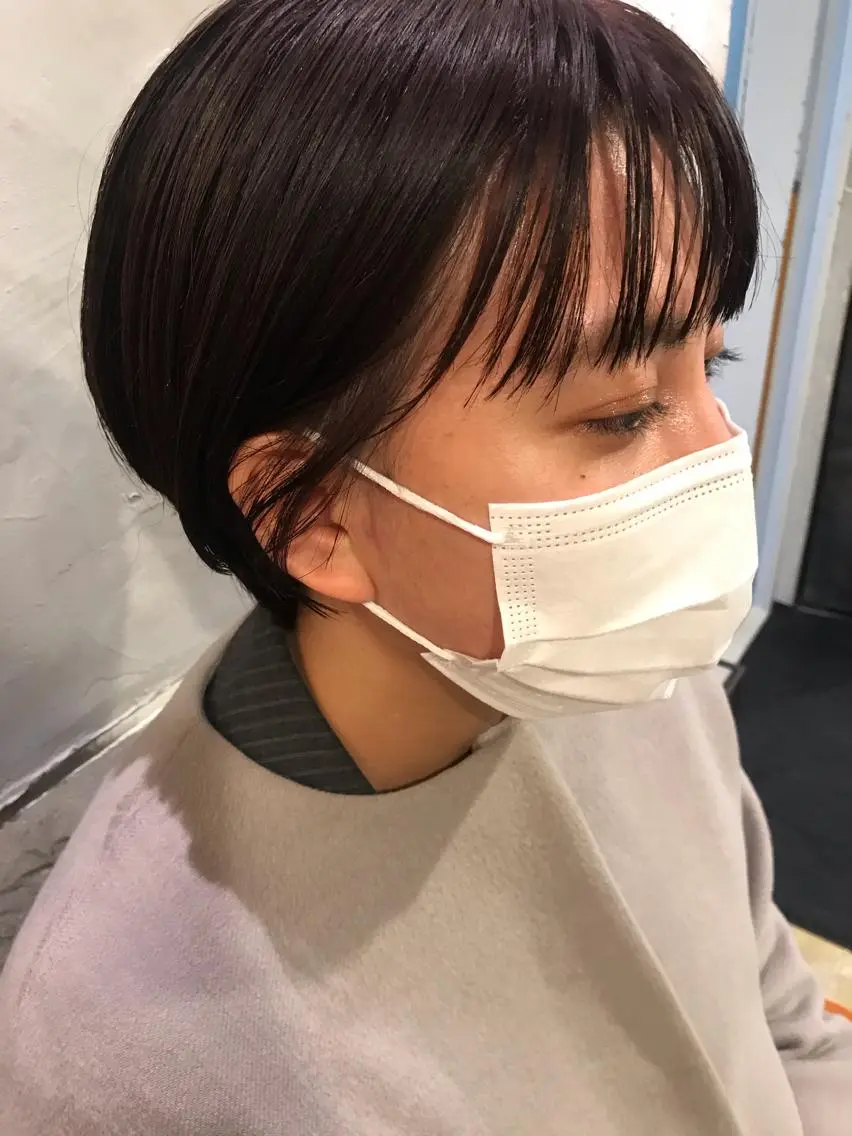 ショート ショートヘア カット ヘアカラー トリートメント ayane⭐️ボブ・ ショート・パーマのヘアスタイル