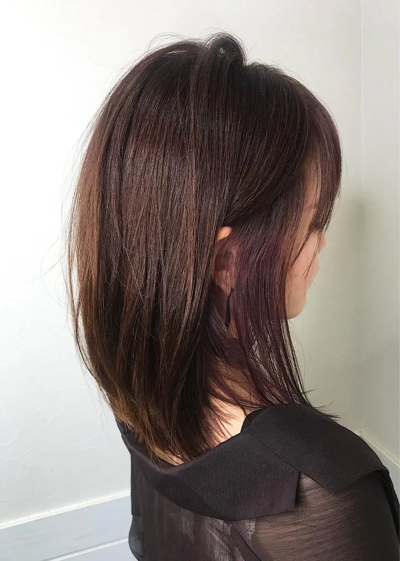 ミディアム カラー ピンクカラー 柴田 祐輔のヘアスタイル