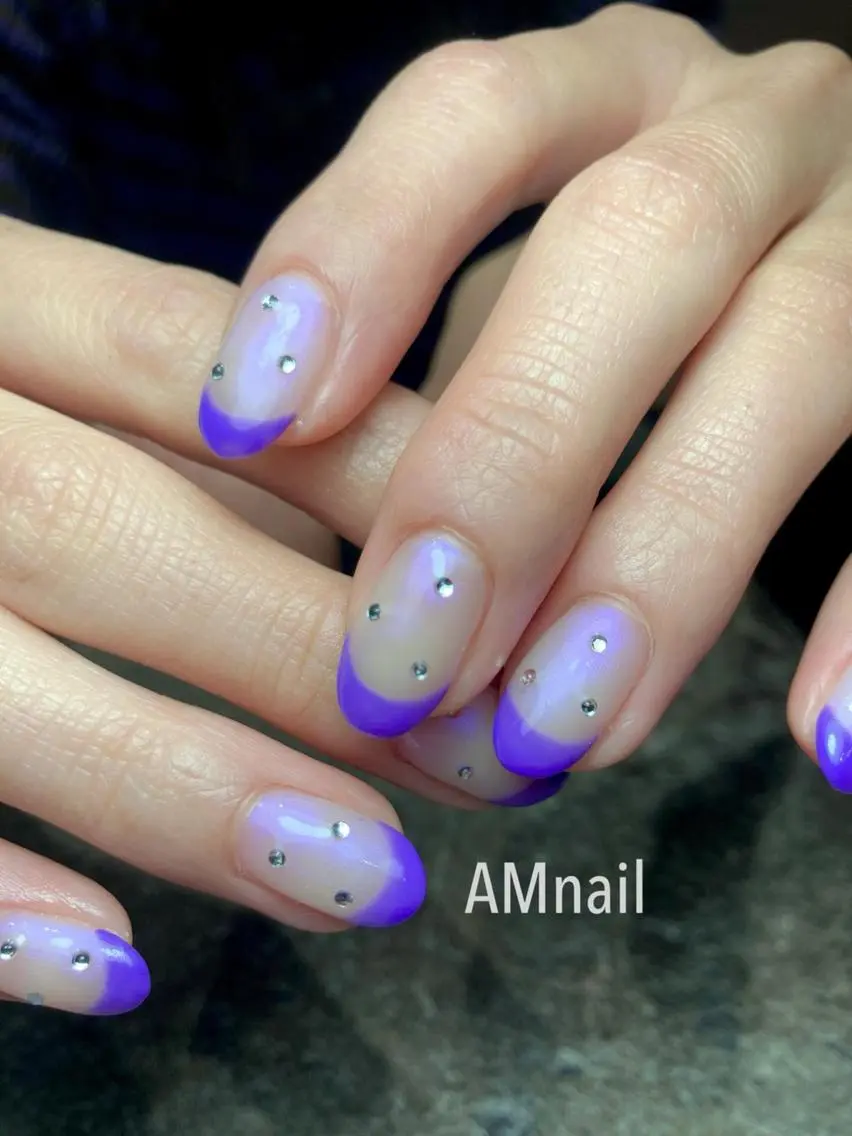 ネイル アートネイル 持ち込み ハンドネイル Am:nail 柏 SUE（スゥ）のネイルデザイン