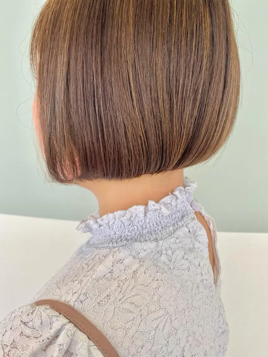 ショート カラー 髪質改善カラー /レイヤーカットのヘアスタイル