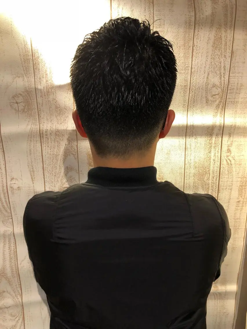 ショート パーマ メンズ 木村 りきのヘアスタイル