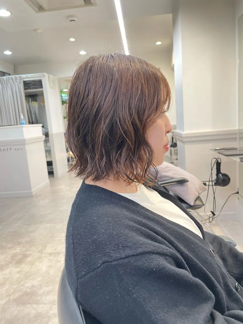 ショート パーマ 木下英治/ボブ ショート銀座のヘアスタイル