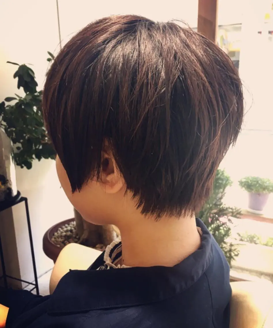 ショート ショートヘア 安永 涼のヘアスタイル