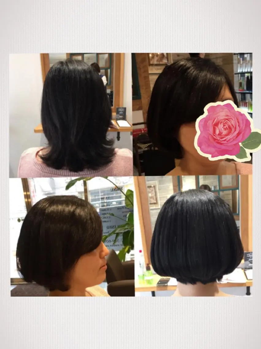 ミディアム ボブ TELA HAIR 幕張本郷店 千尋のヘアスタイル