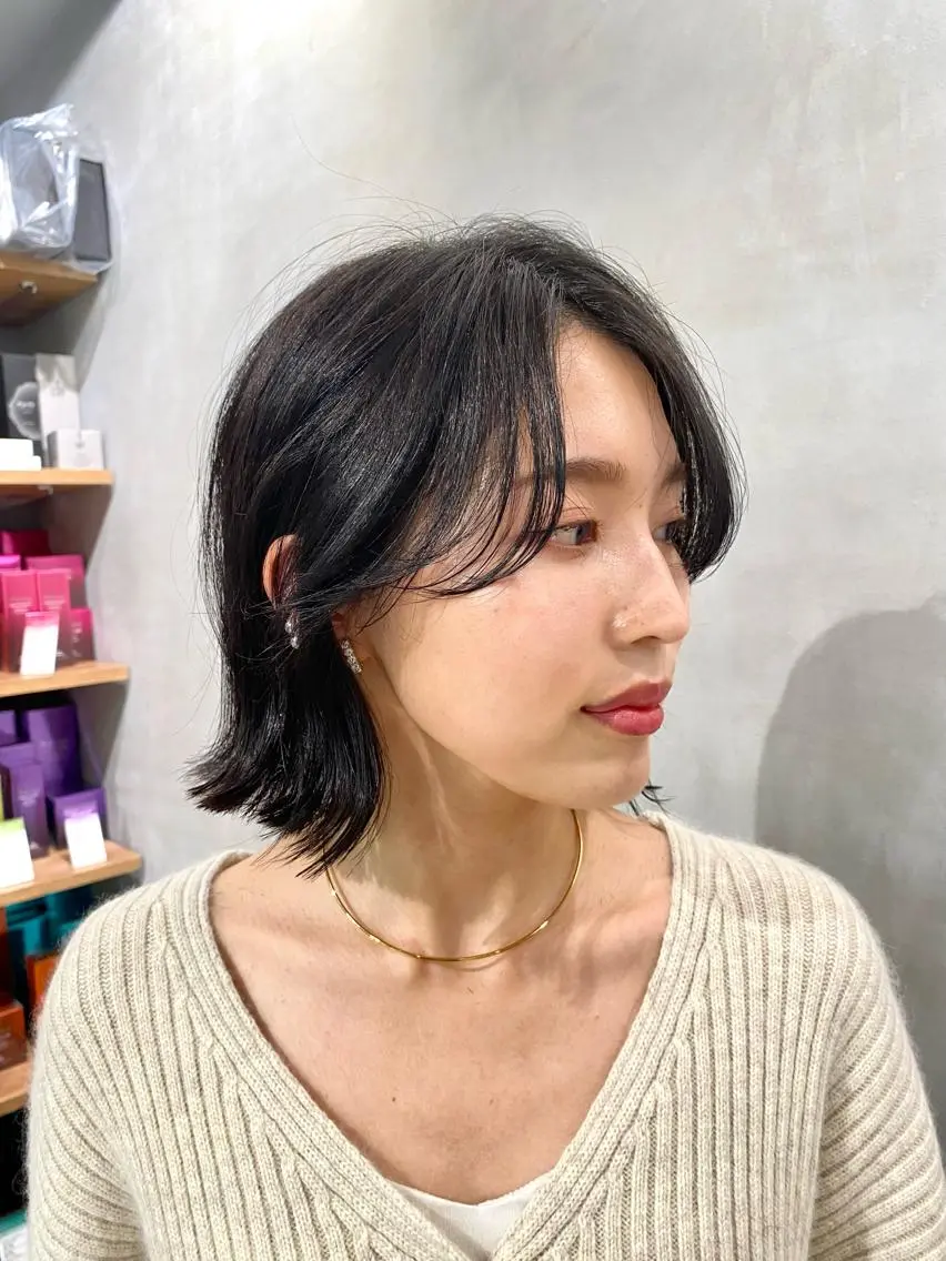 ショート カラー カット ヘアカラー トリートメント 【髪質改善】 梅田　聡のヘアスタイル