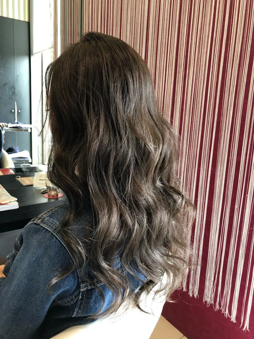 ミディアム カラー ヘアアレンジ ブラウンカラー 透明感カラー ヘアカラー トリートメント 大塚 貴之のヘアスタイル