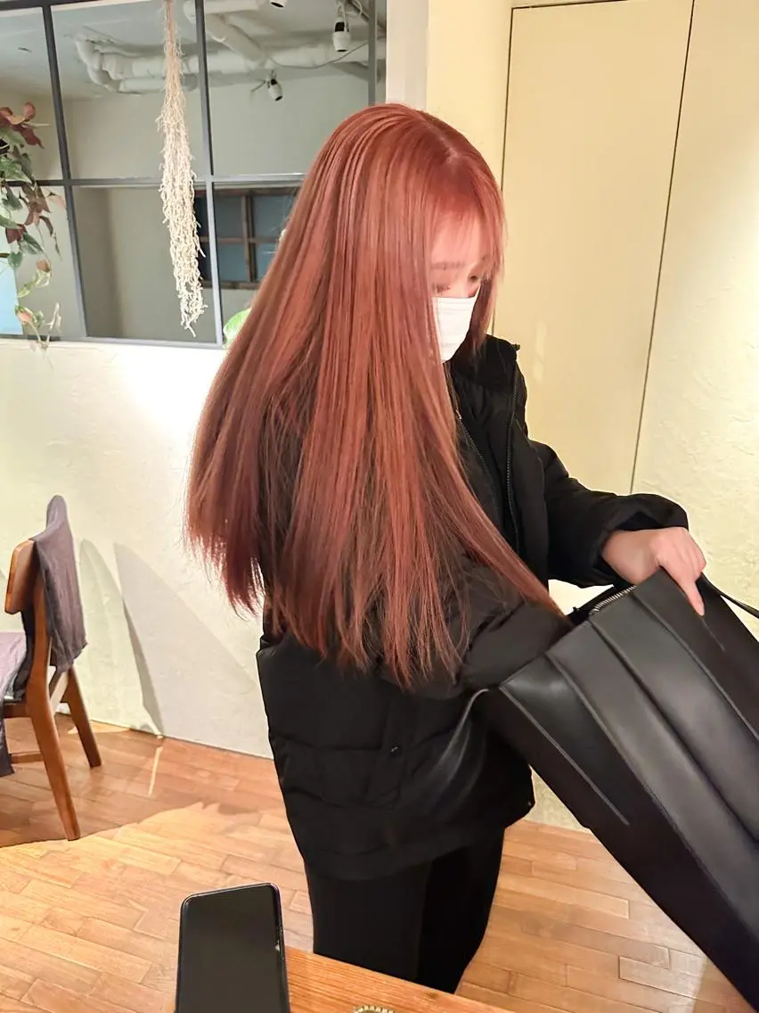 ロング カラー ヘアアレンジ 🤎ono/ 切りっぱなしボブ🤎のヘアスタイル