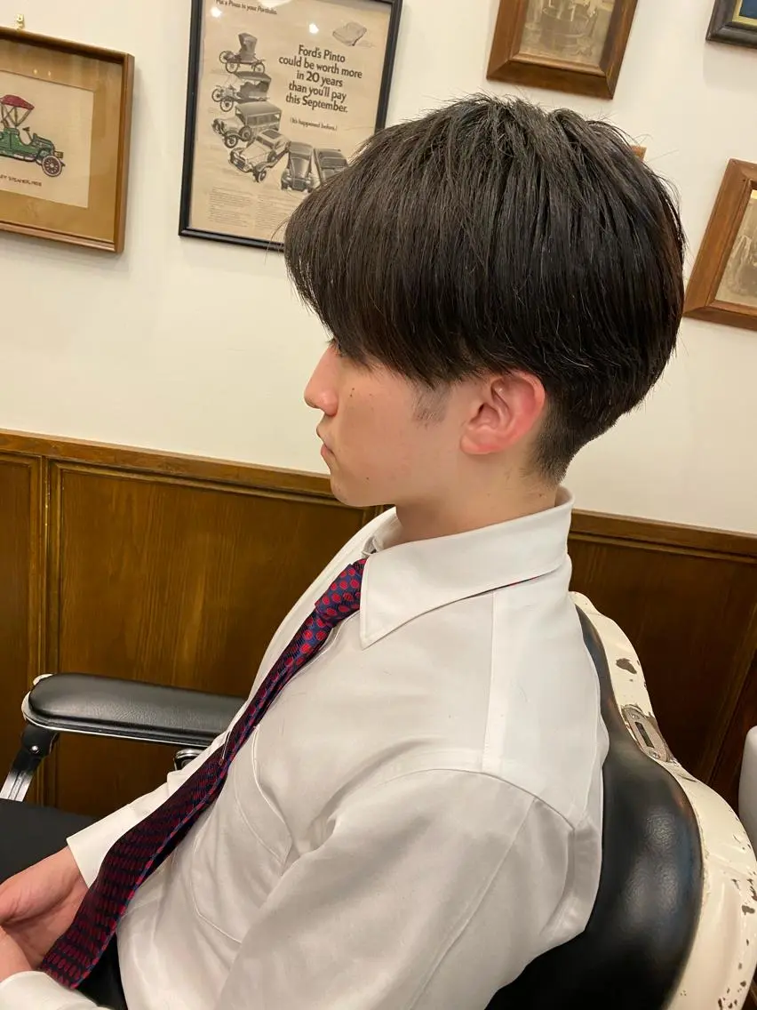 ミディアム メンズ 岡本 宗士のヘアスタイル