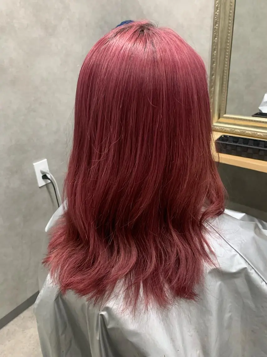 ミディアム ヘアカラー ゆきな 5月から復帰のヘアスタイル