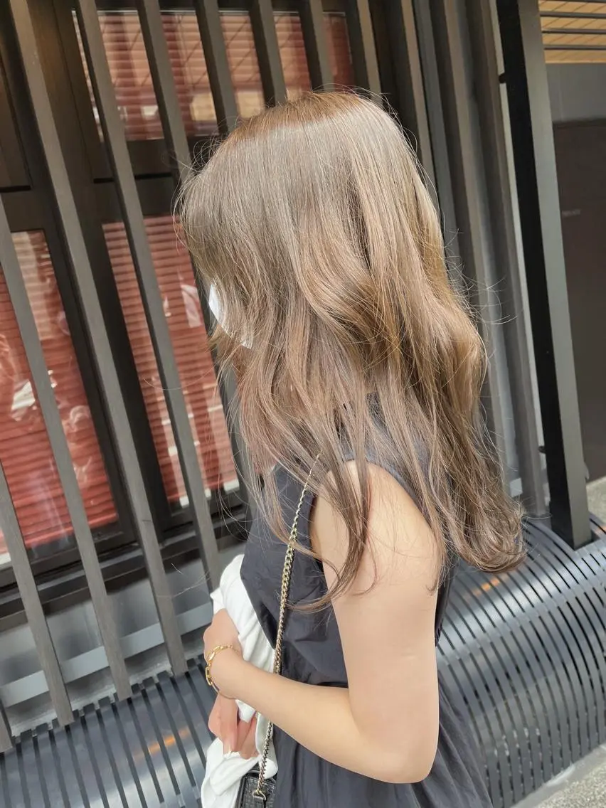 ロング カラー ブリーチ 透明感カラー ブリーチなしカラー 外国人風カラー トリートメント HIYOSHI　✂︎ 艶髪職人のヘアスタイル