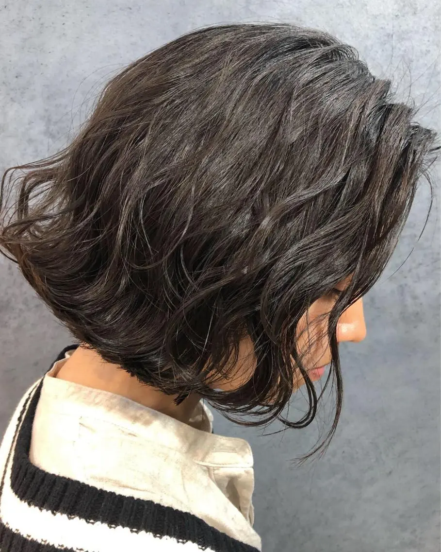 ショート カラー ヘアアレンジ メンズ キッズ ネイル マツエク・マツパ 透明感カラー🤎 ゆりのヘアスタイル