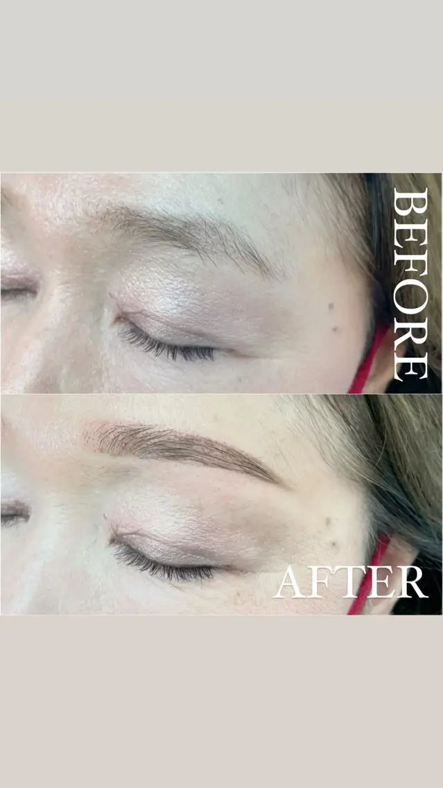 アイブロウ ハリウッドブロウリフト chuna eyelashのマツエク・マツパデザイン