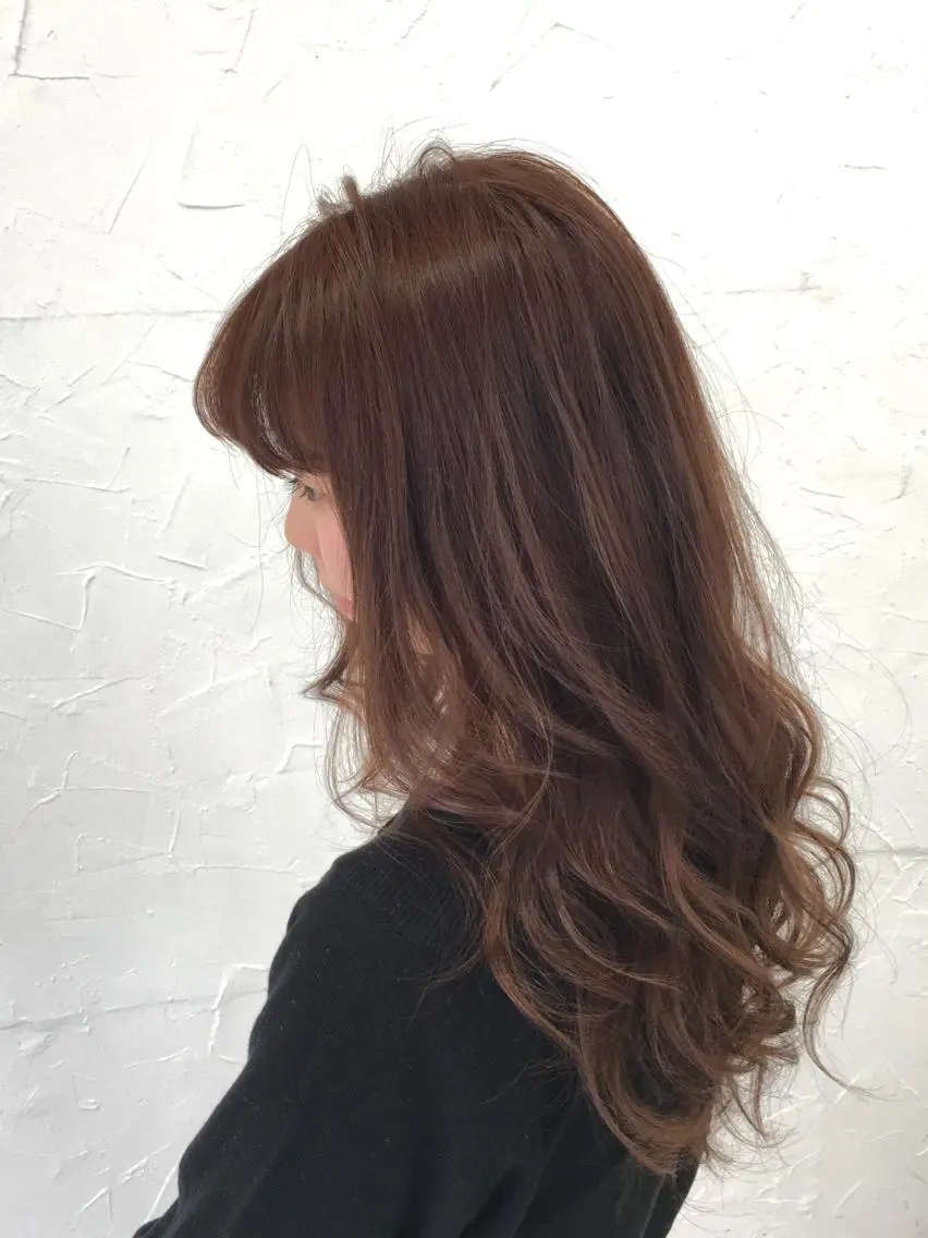 ロング ヘアアレンジ 脱!黒髪 ダブルカラー【上野】のヘアスタイル