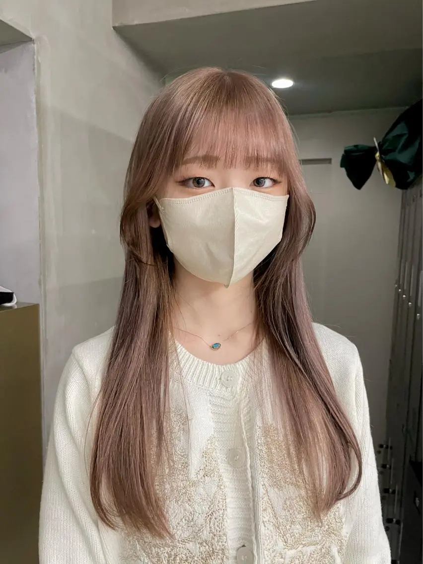 ロング カラー 原田 朱里のヘアスタイル
