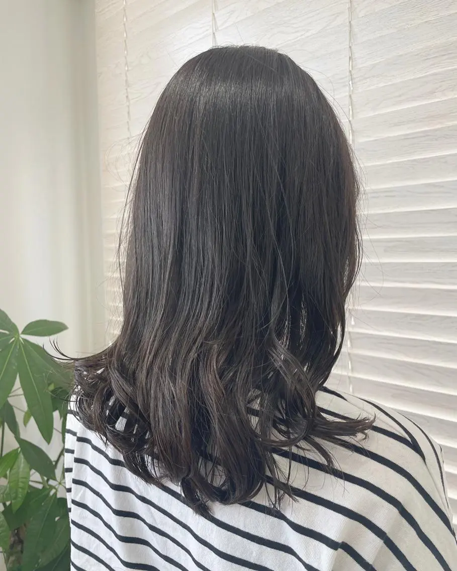 セミロング カラー 〘 ROSSO〙 yunonのヘアスタイル
