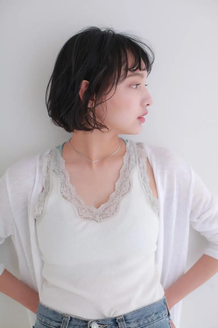 ショート パーマ レイヤー,ボブ / 彩未のヘアスタイル