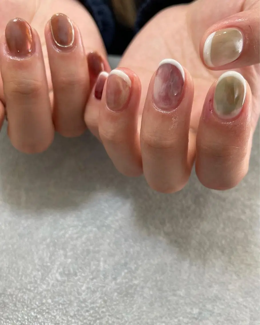 ネイル ハンドネイル フットネイル kiii.__ ✴︎*のネイルデザイン