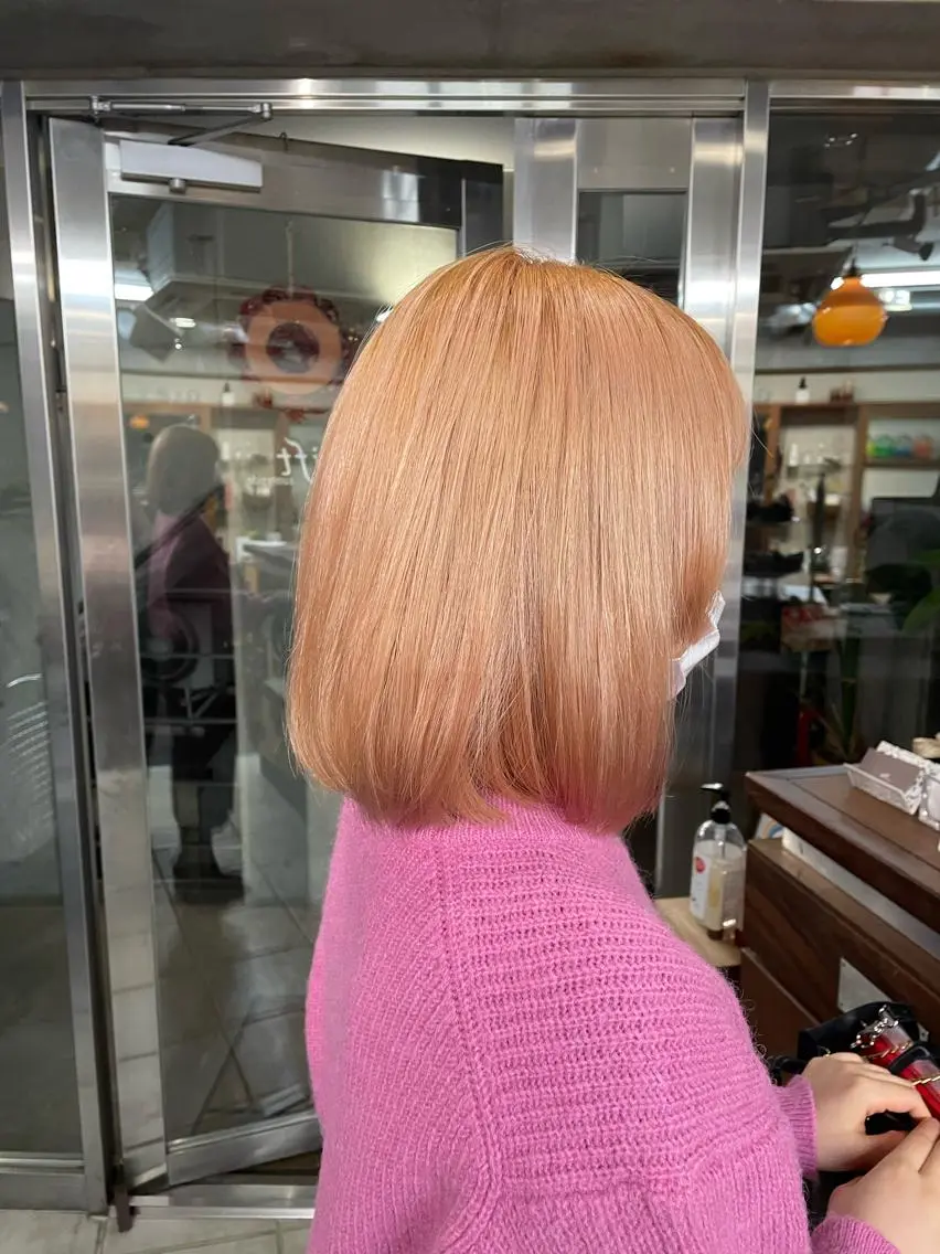 カラー ベージュカラー 🫧BUBBLES 新所沢　かとうゆきのヘアスタイル