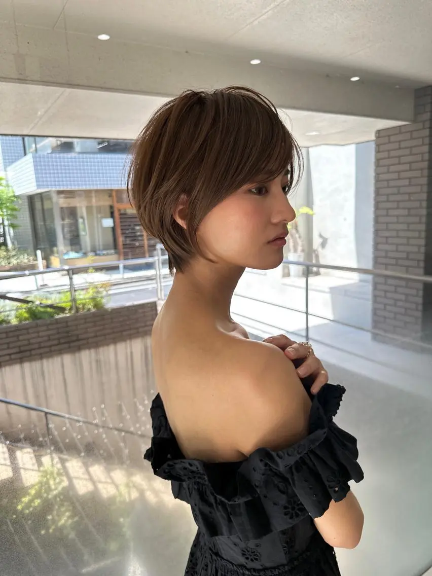 ショート カラー 🫧似合わせショート イシダ🫧のヘアスタイル