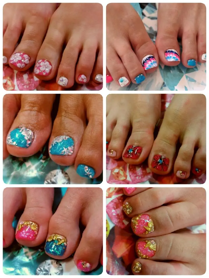 ネイル フットネイル chakky nailsのネイルデザイン