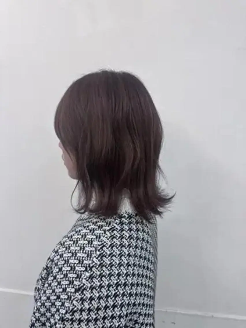 ミディアム 外ハネヘア インヘアー/美容院 /下伊福店/﨑山瑠依のヘアスタイル