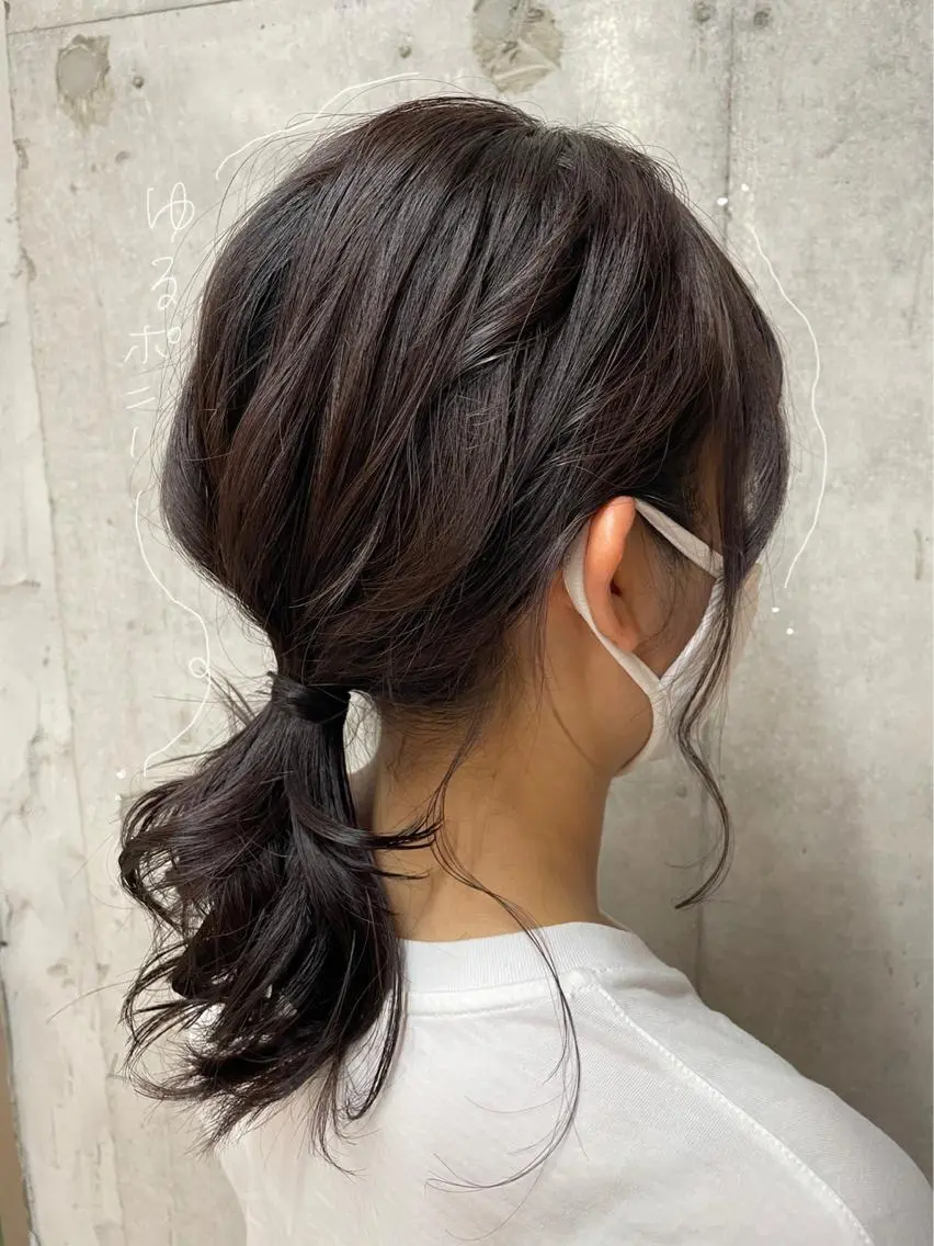 ミディアム ヘアアレンジ はやしほのか| ヘアセット×カラーのヘアスタイル